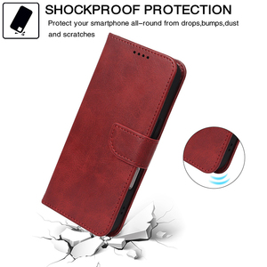 <span class=keywords><strong>Funda</strong></span> de Teléfono Tipo Cartera Plegable Magnética Antihuellas de Piel Sintética PU + TPU con Sensación Premium de Lujo Retro para A36 - Product Image 4