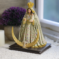 Statues religieuses catholiques en résine, ornements chrétiens catholiques, statue de la Vierge Marie, statue chrétienne de 16 cm de haut
