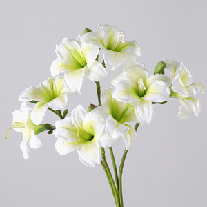 Flor de lirio de seda artificial al por mayor para fiesta en casa Hotel boda decoración mesa Centro pieza - Product Image 5