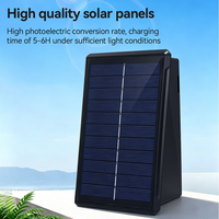 Applique murale solaire LED extérieure IP54 étanche, alimentée par énergie solaire, 2 niveaux de luminosité, avec capteur de nuit automatique, pour villa, cour, porche, jardin