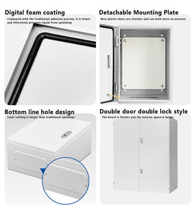 Armadio Elettrico in Alluminio Verniciato a Polvere <span class=keywords><strong>IP54</strong></span> da 600 kVA con Design di Ventilazione, per Lavorazioni Meccaniche Esterne e Resistente alle Intemperie - Product Image 3
