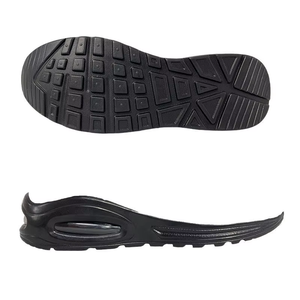 Chaussures de sport noires confortables pour l'extérieur, semelles personnalisées, matériaux sur mesure, prix de gros - Product Image 4
