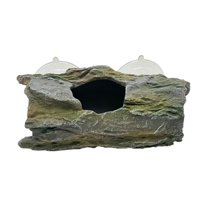Vente en gros de pyramide en résine, forme de reptile, grotte de cachette, paysage d'habitacle pour gekco - Product Image 5