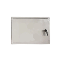 Boîte à compteur d'eau murale JEIQIANG JQ-001 SMC de haute qualité, 1 porte, gris-blanc, épaisseur 3-5 mm, étanche IP55