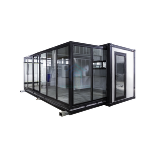 20ft 40ft trượt ra đẩy kéo gấp ra khỏi nhà trước khi xây dựng điện thoại di động Pod sang trọng mở rộng nhà với phòng tắm - Product Image 1