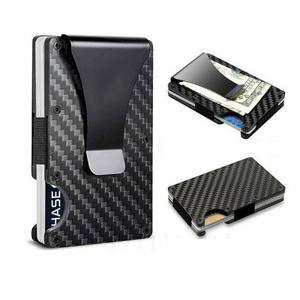 Oem Odm Rfid Blocking Credit Card Holder With Money Clip for Popular Laser Card <b>Metal</b> Case Minimalist <b>Wallet</b> <b>Metal</b> Case for Men - Product Image 1