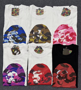 T-shirt da uomo all'ingrosso, trendy, ampia, in cotone 100%, di alta qualità, nuova collezione vintage, casual, 300 grammi - Product Image 5