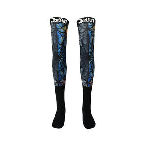 Haute qualité Performance cuisse haute <span class=keywords><strong>compression</strong></span> cyclisme Fitness Badminton chaussettes impression personnalisée Motocross <span class=keywords><strong>course</strong></span> genouillère chaussettes - Product Image 2