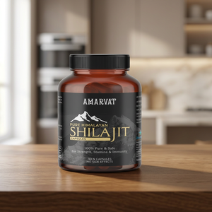 Amarvat Natural <b>Shilajit</b> Capsules Premium <b>Himalayan</b> Mineral Formula for Everyday Vigor Energy Vitality Active Lifestyle Fitness - Product Image 3