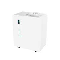 Diffuseur électrique d'arômes d'huiles essentielles à grande brume personnalisé Humidificateur d'air à lumière LED Diffuseur de parfums en métal pour les hôtels de la maison Grand
