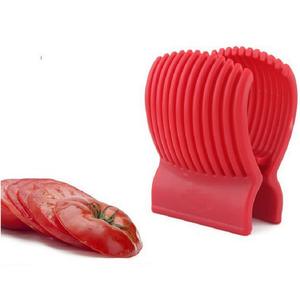 Ustensiles de cuisine : Coupe-tomates, coupe-citrons, pince à fruits ronde multifonction, support à oignon en plastique, aide à la découpe des fruits, <span class=keywords><strong>gadgets</strong></span> - Product Image 3