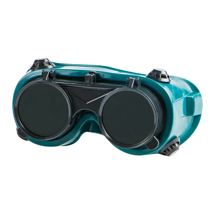 Custom Gas Flip Arc Donker Zwart Stof Proof Laser Oogbescherming Lassen Veiligheidsbril Automatische Verduistering Bril Vintage