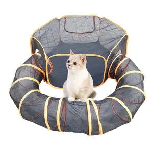 Advanced Portable Foldable Small Pet Cage for Pets to Play and Relax Rabbit and Cat Tent