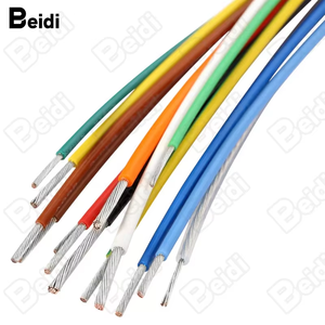 BEIDIPVC錫メッキ銅線ケーブルAWM100718Awg 20Awg 22Awg24Awgより線フレキシブルフックアップワイヤーUL1007電子ケーブルワイヤー - Product Image 1