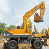Excavadora Hyundai 210W-9S Usada Original de Corea 2025 210W-9 210-9S 220LC-9s 210 Maquinaria de Construcción Usada 210w9s