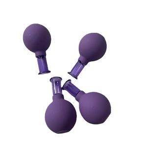 चेहरे की मालिश के लिए 4 मेडिकल ग्रेड कप सक्शन कप के चेहरे की मालिश के लिए हर शरीर के हिस्से की जीत - Product Image 1