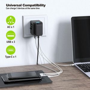Phổ worldplug USB <span class=keywords><strong>travel</strong></span> <span class=keywords><strong>adapter</strong></span> cho điện thoại di động thuận tiện sạc trên đường đi - Product Image 5