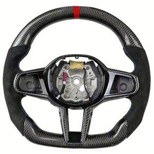 Volant en fibre de carbone pour BMW CS M1 M2 M3 M4 M5 M6 M340i CSL GTS F82 F80 F87 F90 G80 G82 Toyota A90 Gr Supra Mk4 Mk5 G80 - Product Image 6
