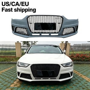 Kits de carrosserie pour <span class=keywords><strong>Audi</strong></span> A4 S4, style <span class=keywords><strong>RS4</strong></span>, pare-chocs avant avec calandre noire pour <span class=keywords><strong>Audi</strong></span> A4 B8.5 S4 2013 2014 2015 2016 - Product Image 1