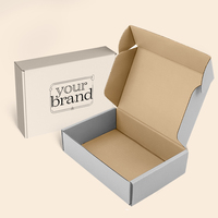Conception gratuite pour les boîtes d'expédition de vêtements avec logo personnalisé, sweat-shirt, pull, emballage en papier