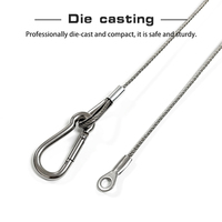 Corde de sécurité pour éclairage de scène Jinrui, avec terminal œil de poisson, corde antichute en acier inoxydable 304