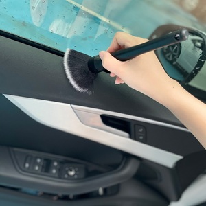 Juego de cepillos para detalles de <span class=keywords><strong>lavado</strong></span> de coches Interior de pelo <span class=keywords><strong>suave</strong></span> perfecto para emblemas de automóviles ruedas salidas de aire - Product Image 4