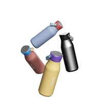 Bouteille d'eau en acier inoxydable à double paroi isolée sous vide de 700 ml, isolation thermique de 12 à 24 heures, compatible lave-vaisselle, pour l'extérieur