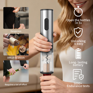 Ouvre-bouteille automatique le plus vendu, fonctionnant sur piles, en acier inoxydable, ensemble d'ouvre-bouteille électrique pour vin, pour usage en restaurant - Product Image 4