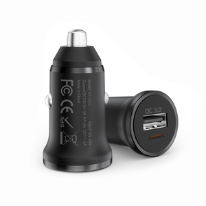 Bộ sạc xe hơi đa cổng USB-C, sạc nhanh PD 30W, QC 3.0, chống cháy, dành cho laptop và điện thoại - Product Image 1