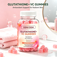 Gummies de glutathion et vitamine C en vrac, sans marque, prêts à être expédiés, faible quantité minimale de commande, stock disponible pour l'exportation
