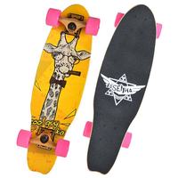 Bois d'érable vierge bon marché Mini planche à roulettes complète personnalisée grande planche de poisson cruiser planche de surf