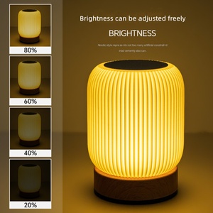 Veilleuse RVB colorée compacte pour chambre à coucher, lampe de chevet rechargeable, lampe de table - Product Image 6