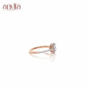 Anillo de Diamantes de Plata de Ley 925 de Lujo, Elaborado con Opciones de Oro de 10K, 14K y 18K, Joyería Fina, Diseño para Boda, Compromiso y Aniversario - Product Image 5