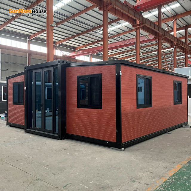 Foldable Expandable Detachable Modular Container House With Bedroom Kitchen Expandable Design