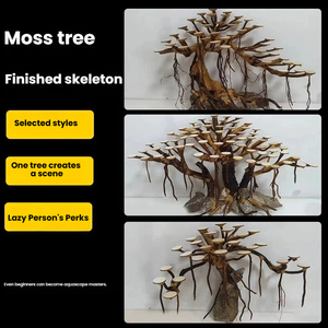 ต้นไม้ประดับตู้ปลา ตกแต่งด้วยมอส โครงไม้ลอยน้ำ <span class=keywords><strong>ราก</strong></span>โรโดเดนดรอน ของตกแต่งตู้ปลา - Product Image 4