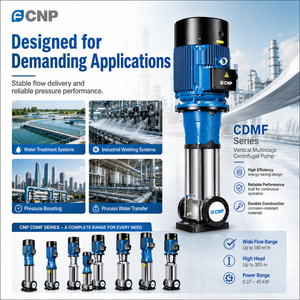 Pompe centrifuge multicellulaire verticale à moteur IP55 Tefc série CNP <span class=keywords><strong>CDMF</strong></span> à 2 pôles pour systèmes d'approvisionnement en eau de lutte contre l'incendie - Product Image 5