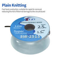 Kabel Penarik Timah Solder HZY BGA Reballing Desoldering Wick Solder Remover Braid Flux Welding Tin Sucker untuk Perbaikan IC Chip Motherboard Pad