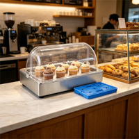 Présentoir alimentaire pour stand de restauration, support à gâteaux de mariage, vitrine réfrigérée pour aliments pour hôtel