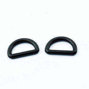 Hebillas de plástico con forma de D J8-005, ajustables, resistentes al desgaste, accesorios para mochilas escolares, color sólido clásico - Product Image 2