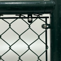 Op maat gemaakte PVC-gecoate kettingschermen van flexibel diamantgaas voor speeltuinen en sportvelden