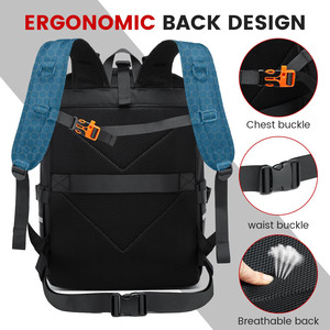 Free Sample New Outdoor Motorcycle Backpack Travel Laptop Backpack Air Tight Expandable Vacuum <b>Compression</b> Business Backpack <b>Bag</b> - Product Image 3