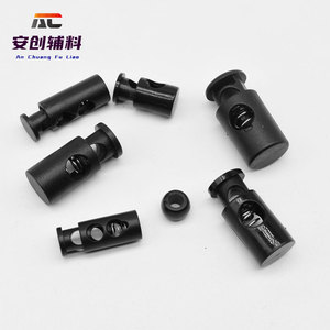 Strong factory ABS spring <b>buckle</b> plastic drawstring <b>buckle</b> pig nose <b>buckle</b> single hole double hole adjustable <b>buckle</b> for - Product Image 2