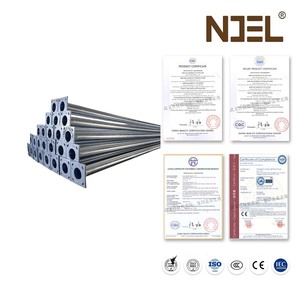Chất lượng cao Q235 q355 thép mạ kẽm đường phố đèn bài viết 15m-35m ngoài trời chiếu sáng đường cột chống gió 160 km/<span class=keywords><strong>h</strong></span> 5 năm - Product Image 2