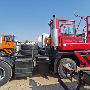 Marca China Shacman Terminal Tractor Truck 4x2 6 Wheel Driving Yard Truck LHD RHD camiones <span class=keywords><strong>de</strong></span> derivación para remolques <span class=keywords><strong>de</strong></span> carga - Product Image 1