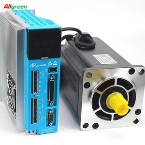 Motor paso a paso Allgreen AC 220V 12NM trifásico Nema 34 de circuito cerrado con controlador y pantalla digital para kit de router CNC - Product Image 1