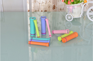 แกนม้วนผมสังเคราะห์แบบตาข่ายวิเศษสำหรับร้านทำผม แกนม้วนผมดิจิตอล 24V พร้อมแถบสี - Product Image 5