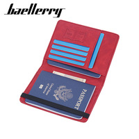 Baellerry dompet perjalanan, tempat paspor RFID warna permen gaya baru sederhana