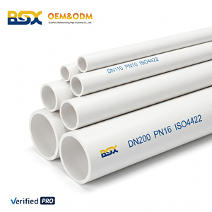 Tuberí<span class=keywords><strong>a</strong></span> de Plástico UPVC Resistente <span class=keywords><strong>a</strong></span> <span class=keywords><strong>la</strong></span> Corrosión DN40-DN200 PN16 para Redes de Suministro de Agua Subterráneas - Product Image 3