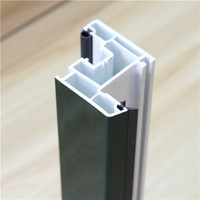 Chine porte upvc profil/rails porte coulissante en bois fenêtres et portes pvc profilés en plastique