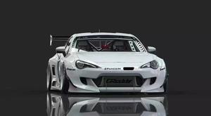 Kit de cuerpo ancho <span class=keywords><strong>Rocket</strong></span> <span class=keywords><strong>Bunny</strong></span> V3 apto para Toyota GT86 Alerón trasero de fibra de carbono - Product Image 2